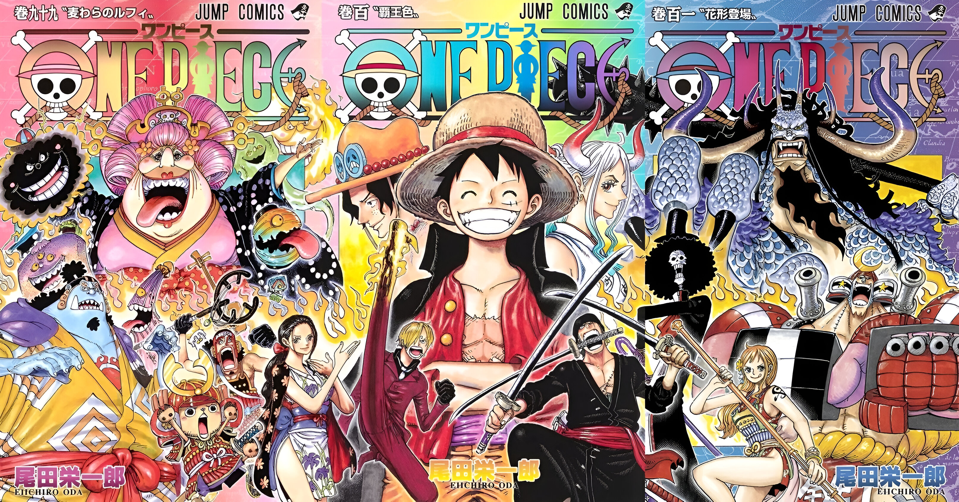 101 Bìa Truyện Đầu Tiên Của One Piece.