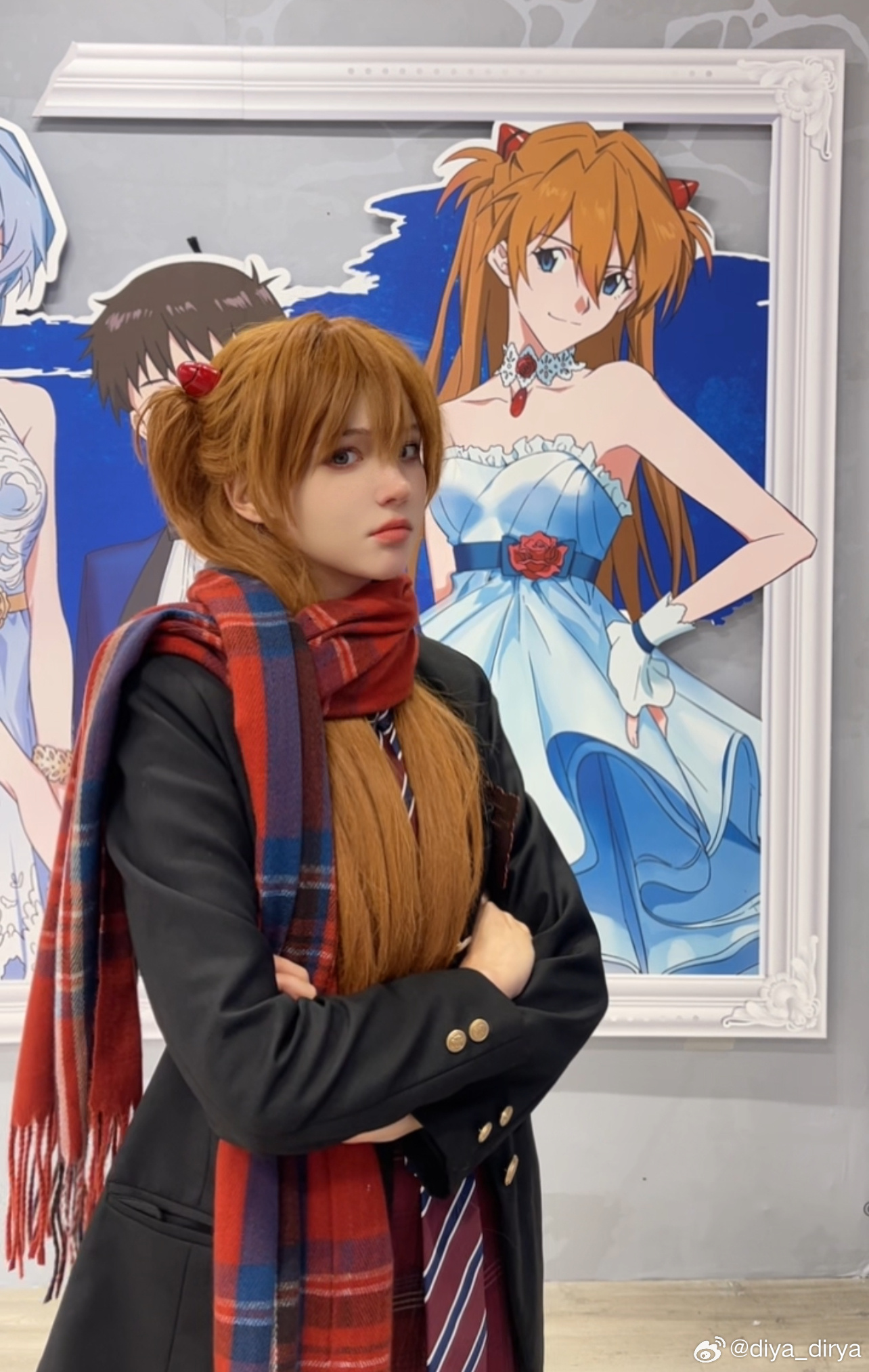 Asuka vibes brought to life! 🎀✨ Amazing cosplay by @diya_dirya on Weibo 🌟 Capturing the spirit of Neon Genesis Evangelion!&nbsp;